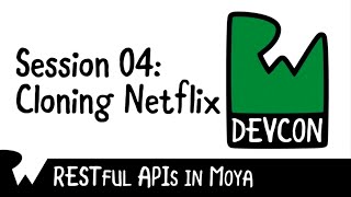 Netflix 복제 - Moya의 RESTful API - Sam Davies와 함께하는 라이브 튜토리얼 세션 - RWDevCon 2018 screenshot 2