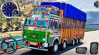 Indian Truck Game Cargo Transport - Offroad TATA Truck Uphill Driving Sim | Android Gameplay screenshot 3
