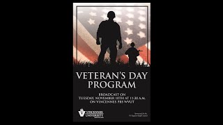 2020 VU Support Staff Council Veterans Day Program