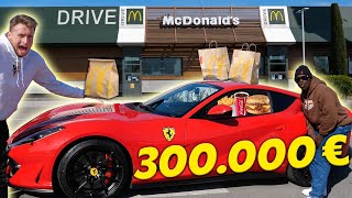 SCHERZI 100% PAZZI al MC DRIVE in FERRARI!! Ep. 3