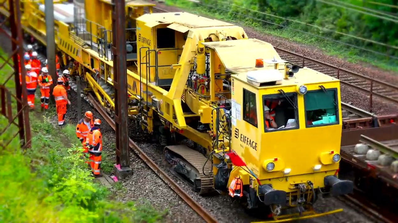 Travaux principaux - renouvellement de la voie ferrée entre Boisseaux et Les Aubrais (POLT) -  08.25