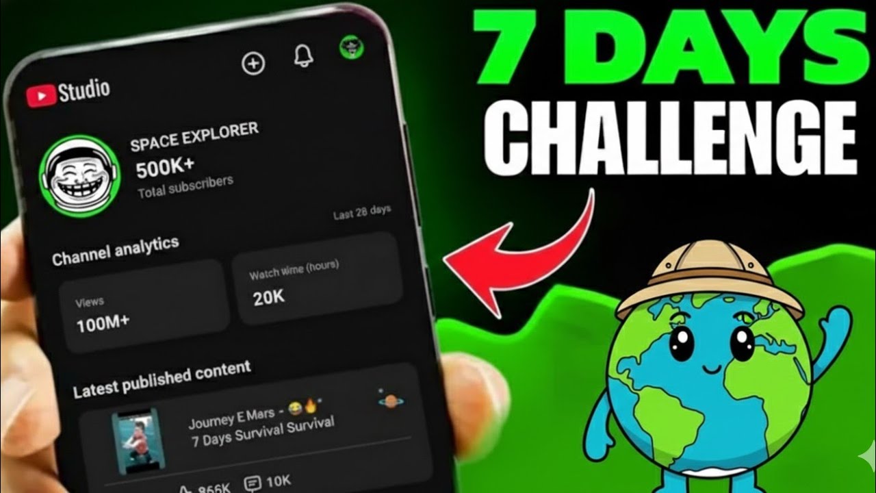 Aaj Se 7 Days Challenge Start 🚀 Roz Video, Roz Growth | Day 1