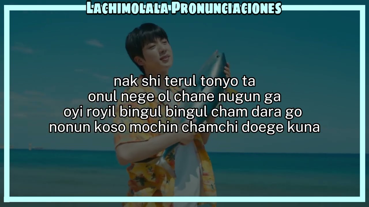 JIN BTS - SUPER TUNA (EXTENDED) (PRONUNCIACIÓN FÁCIL/ LETRA FÁCIL/ EASY LYRICS/ LETRA SIMPLIFICADA)