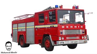 صوت سيارة الإطفاء  Feuerwehrauto Sound |  Sonido de Camión de Bomberos |  Fire Truck Siren Sound