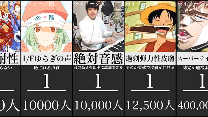 一部の人間しか持っていない能力