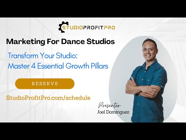 Marketing for Dance Studios and Instructors!
Learn how we leverage four key pillars that keep our classes full and our s