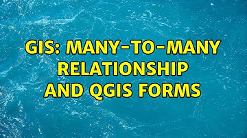 GIS: Many-to-many relationship and QGIS Forms (2 Solutions!!)