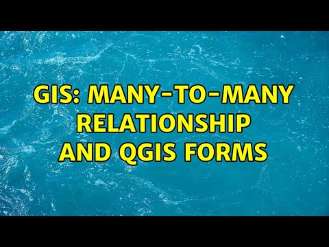 GIS: Many-to-many relationship and QGIS Forms (2 Solutions!!)