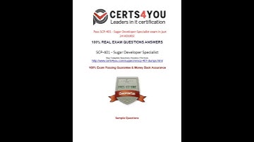 How to pass SCP-401 exam?