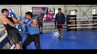 Shoulder Defence In Boxing Indian Boxer Deepak Tanwar