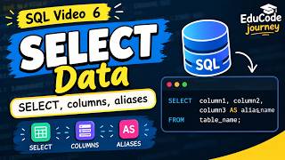 Full SQL Tutorial for Beginners #6 | SELECT, Columns & Aliases in SQL | EduCode journey News