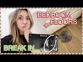 BEDROOM FLOORS ARE DONE! & someone tried to break in...