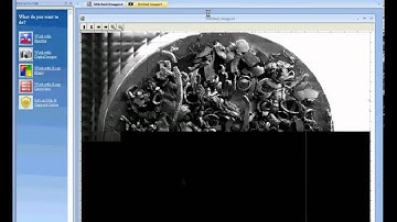 SEM Image EDS (EDX) Stitching and Montage