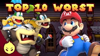 Top Ten Worst Mario Bosses