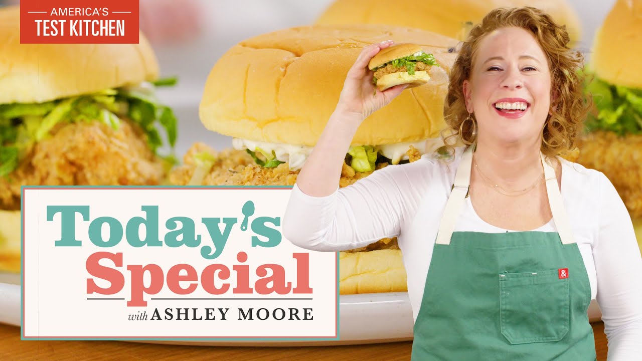 Weeknight-Friendly Fried Chicken Sandwiches with Hot Cherry Pepper Mayonnaise | Today