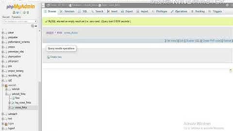 Tutorial Membuat Trigger, Procedure, Function.  #erwanusmawan