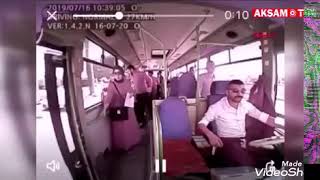 Otobüsten Düşen Genç Kız Hayatını Kaybetti ...Işte O Görüntüler