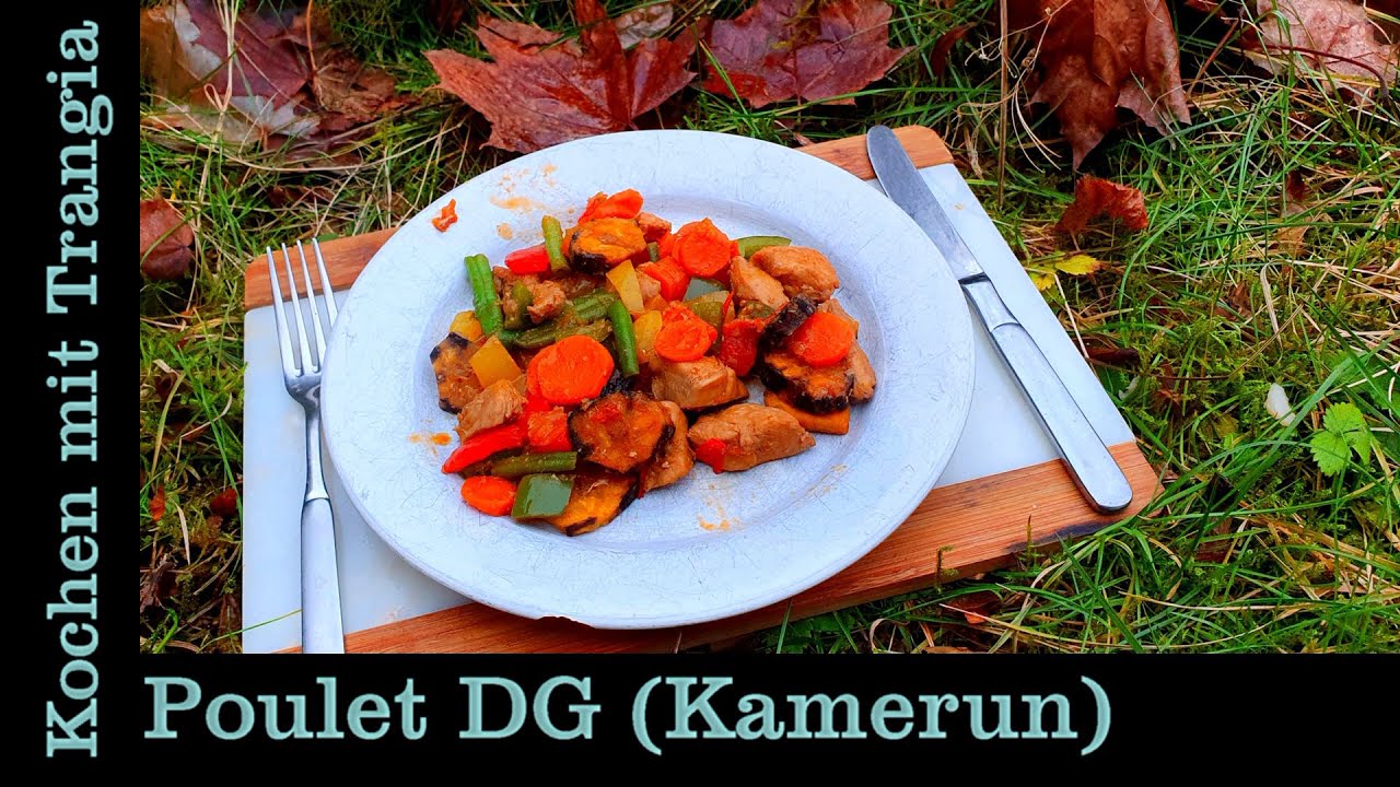 Draußen Kochen mit Trangia Poulet DG (Kamerun) Hähnchen One Pot