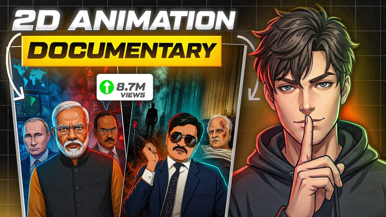 CREATE VIRAL 🔥 2D ANIMATION VIDEOS USING AI | Ai se Video kaise banaye ...