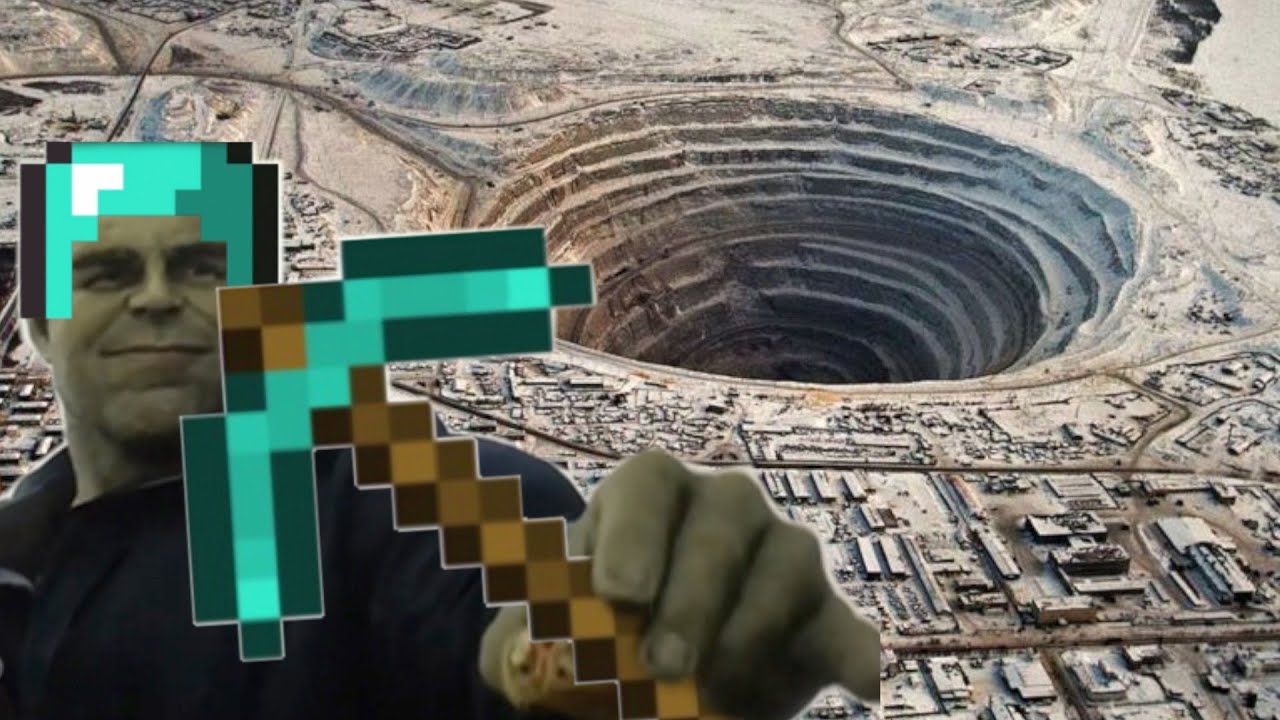 I'm going to drill a hole in the earth and search for netherite