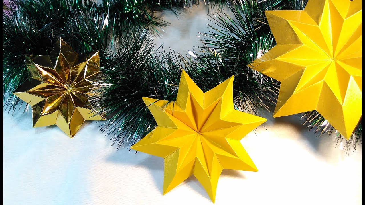 20 Estrellas de Navidad (ideas originales para hacer estrellas) - Pequeocio