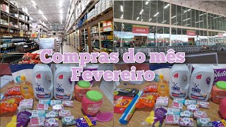 Compras do mês fevereiro 