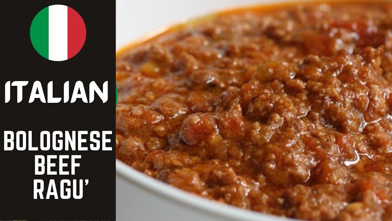 🇮🇹 Italian Bolognese Authentic Beef Ragù Sugo Easy & Best Recipe ...