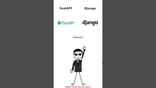 FastAPI vs Django #python #fastapi #django #backend #softwareengineering #coding #shorts