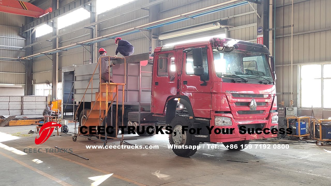 How to build HOWO water foam and dry powder firefighting trucks?