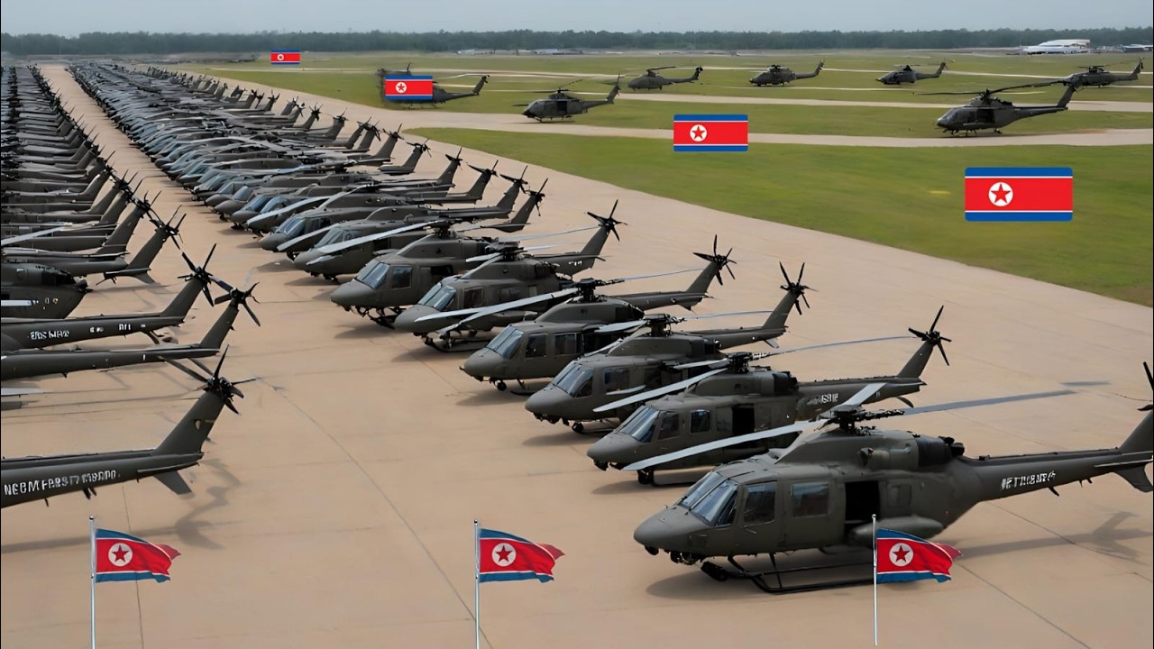 13 minutes ago! North Korea's SECRET helicopter base discovered, attacked 5 minutes later