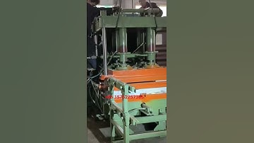 2 working layers rubber floor tiles vulcanizing press loading the container