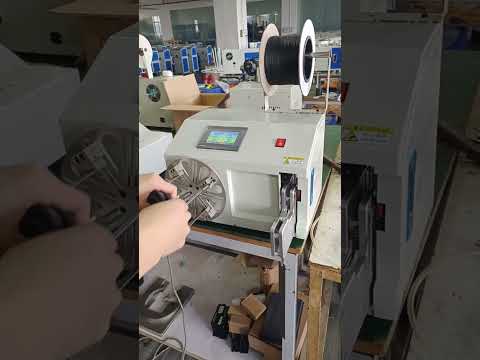 Fast Wire Winding and Tying Machine for Data and Power Cords