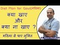 Diet Plan for Gout (गठिया) | गठिया मे diet plan | Uric Acid Diet