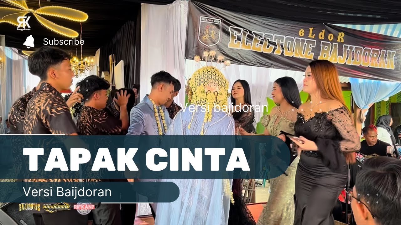 TAPAK CINTA | pengantin joged versi keys party music rangga kucay