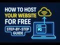 How to Host Your Website Online for Free (Step-by-Step Guide ) #ReactHosting
