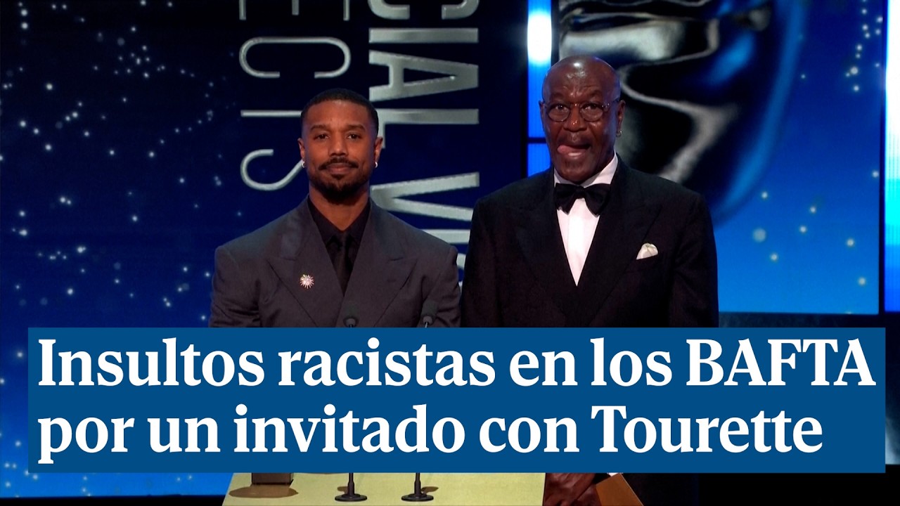 Polémica en los BAFTA por los insultos racistas de un invitado con síndrome de Tourette