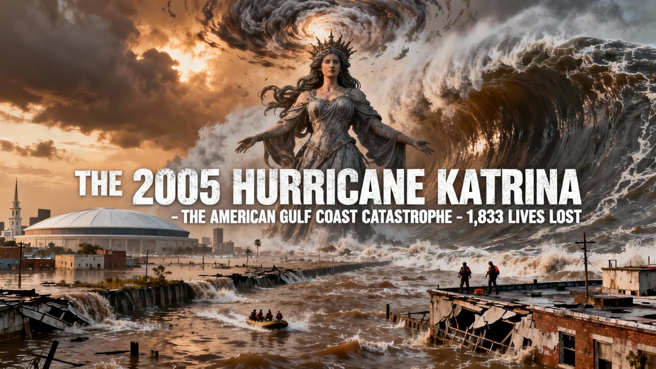 THE 2005 HURRICANE KATRINA - THE AMERICAN GULF COAST CATASTROPHE | 1,833 Lives Lost
