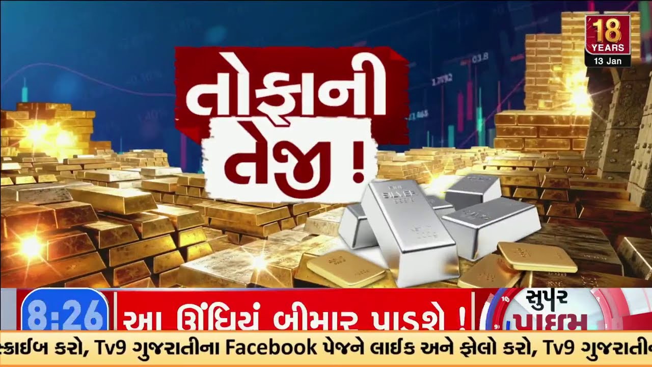 GFX: Gold and Silver Rally Explained | છેલ્લા 2–3 વર્ષમાં ભારતમાં સોના–ચાંદીના ભાવ | TV9Gujarati