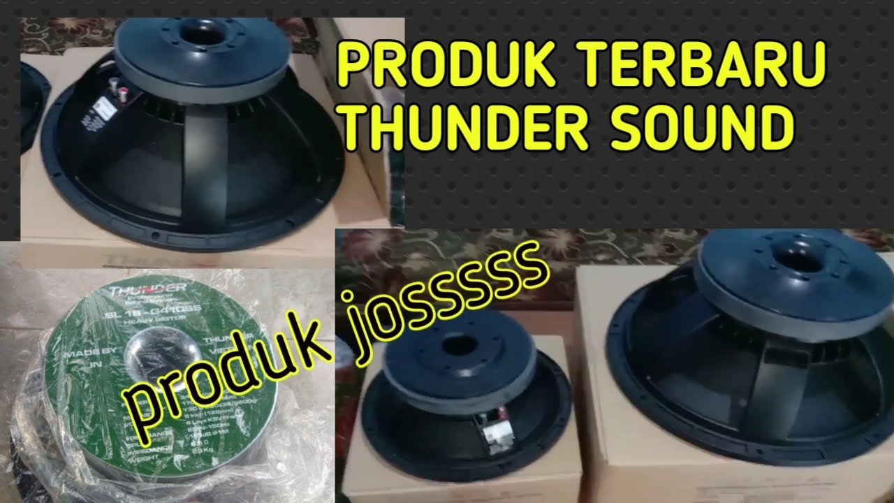 Unboxing speaker terbaru THUNDER SOUND 