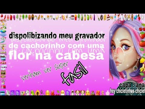 🐶🌸Disponibiliza o limk do meu gravador de cachorinho com uma flor🌸🐶