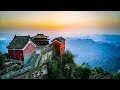 Les montagnes de wudang  court mtrage prises de vue panoramiques par drone lieu de naissance du wudang tai chi et du kung fu