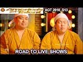 Yumbo Dump Funny Body Sounds Duo ROAD TO LIVE SHOWS America&#39;s Got Talent 2018 AGT