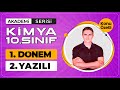 10. SINIF 1. DÖNEM 2. YAZILI​💥KONU DETAYLI 💯 I SENARYOLARA UYGUN