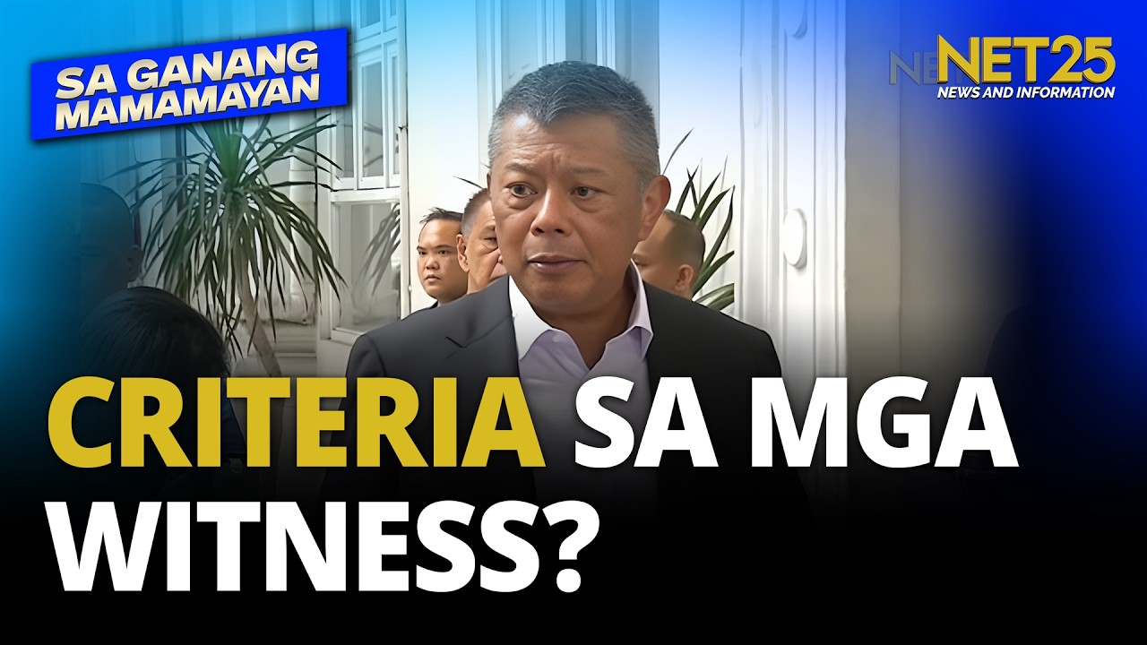 Kinuwestiyon ni Sen. Marcoleta ang criteria sa mga witness
