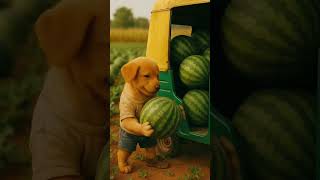 poor puppy hard work #creative #ai #video #youtubeshorts #stories