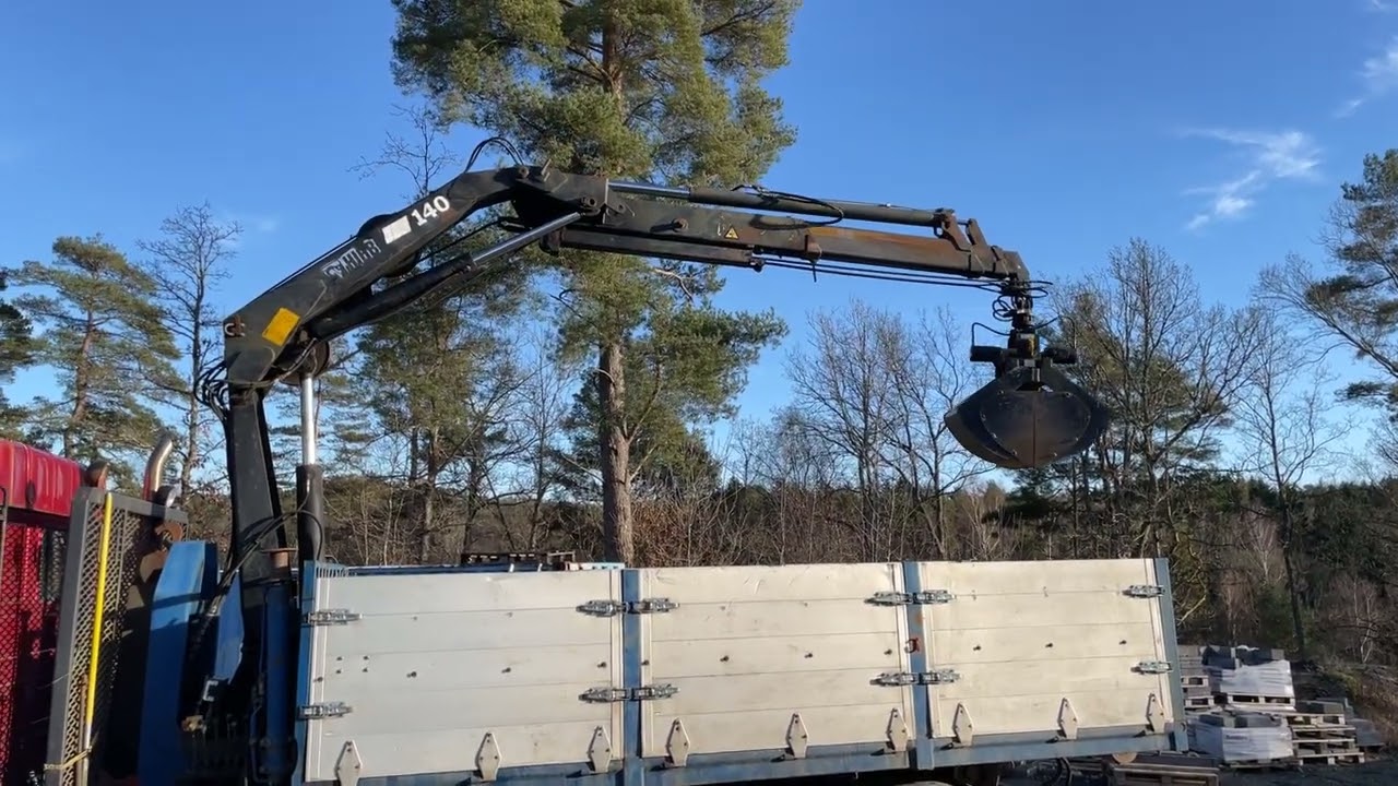 Kranflak HIAB 140 + gripskopa