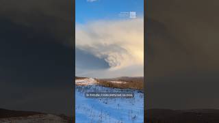 Pennsylvania snow squall captured on camera