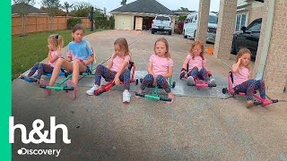 Corridas De Patinete E Vídeos Caseiros Para Divertir As Meninas Em Casa Os Busbys 5 H&H Brasil