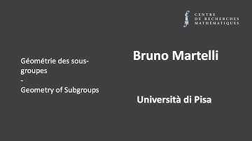 Bruno Martelli: On subgroups of a hyperbolic group