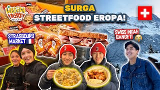 STREETFOOD MARKET TERBESAR EROPA + EXPLORE GRINDEWALD SWISS!! | WORLD TRIP